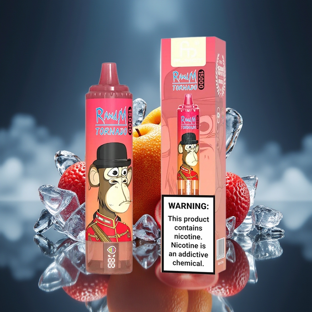 RandM Fumot Tornado 15000 Puffs Energía Roja Hielo 25ml 850mAh