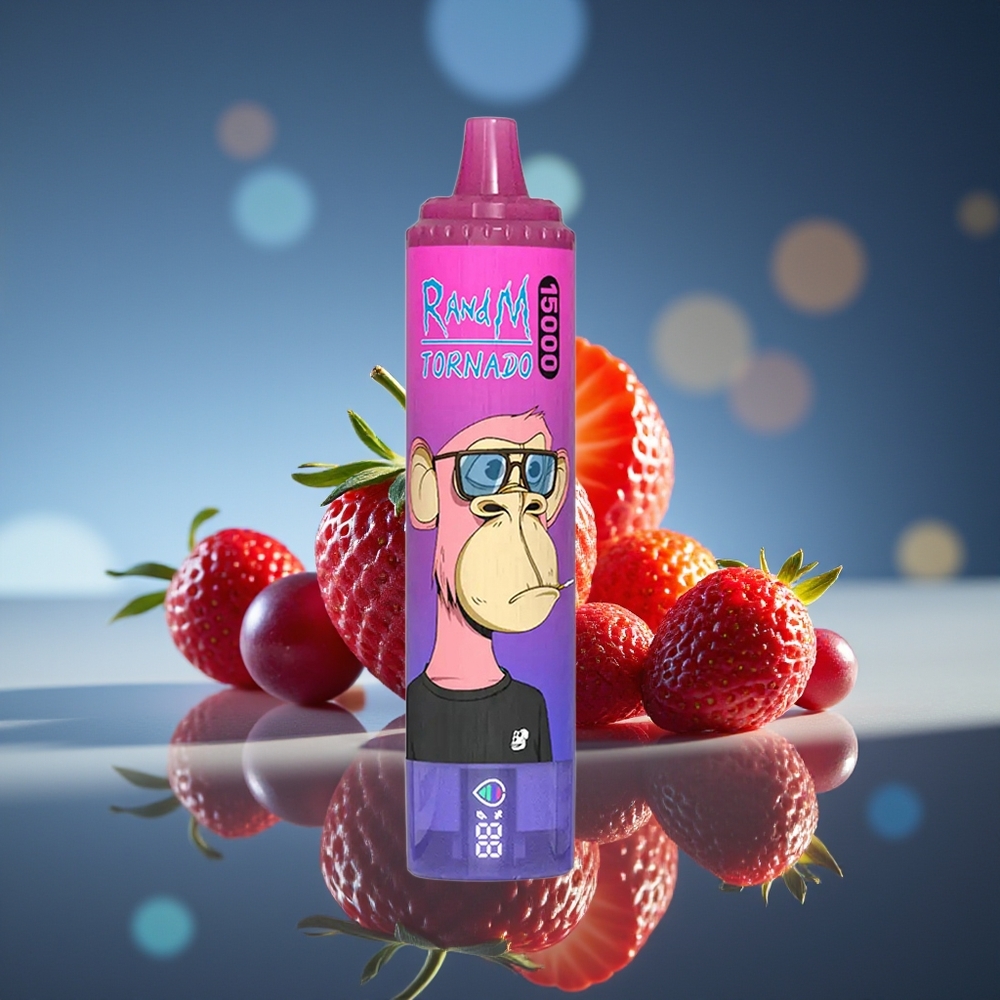 RandM Fumot Tornado 15000 Puffs Fresa Uva 25ml LCD