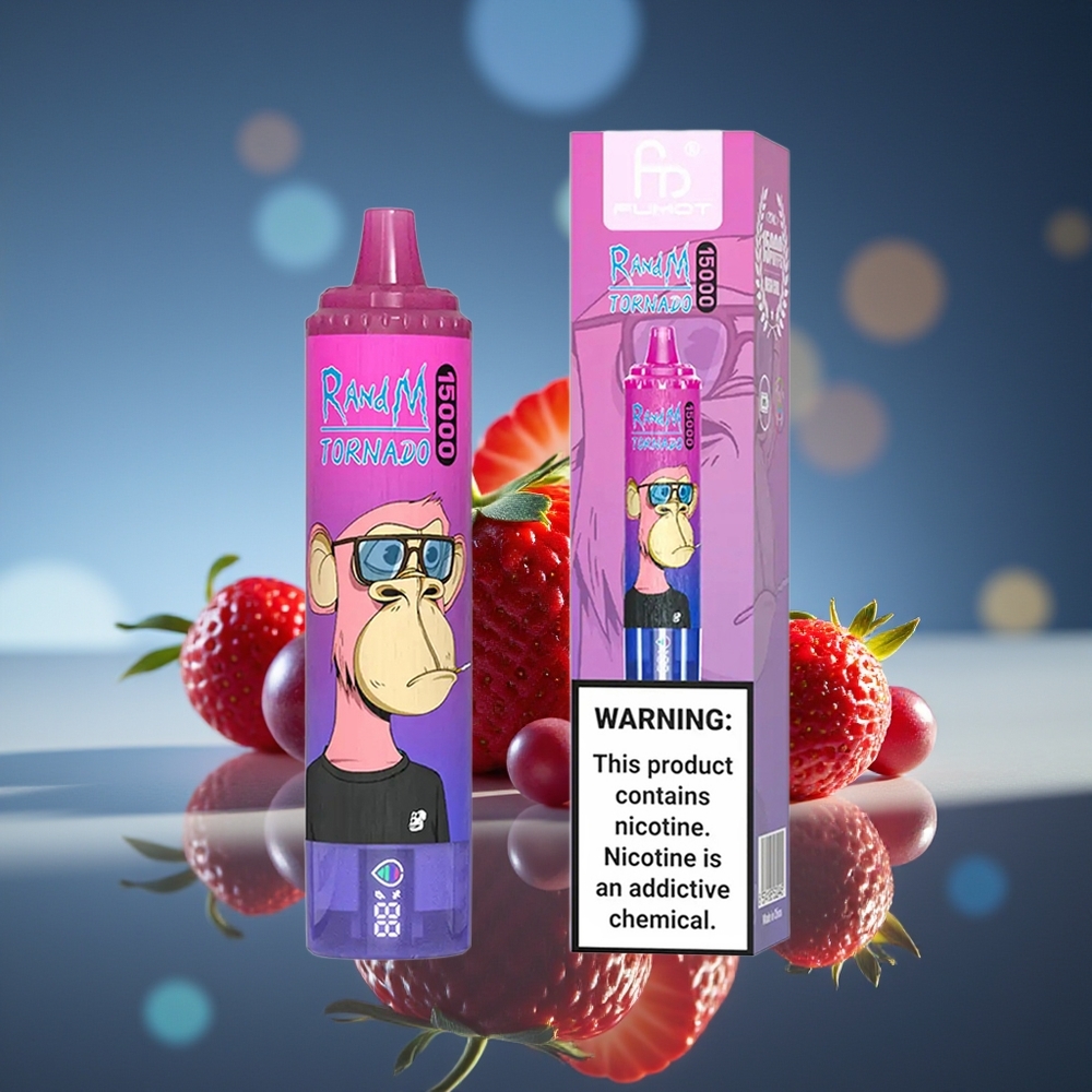 RandM Fumot Tornado 15000 Puffs Fresa Uva 25ml LCD