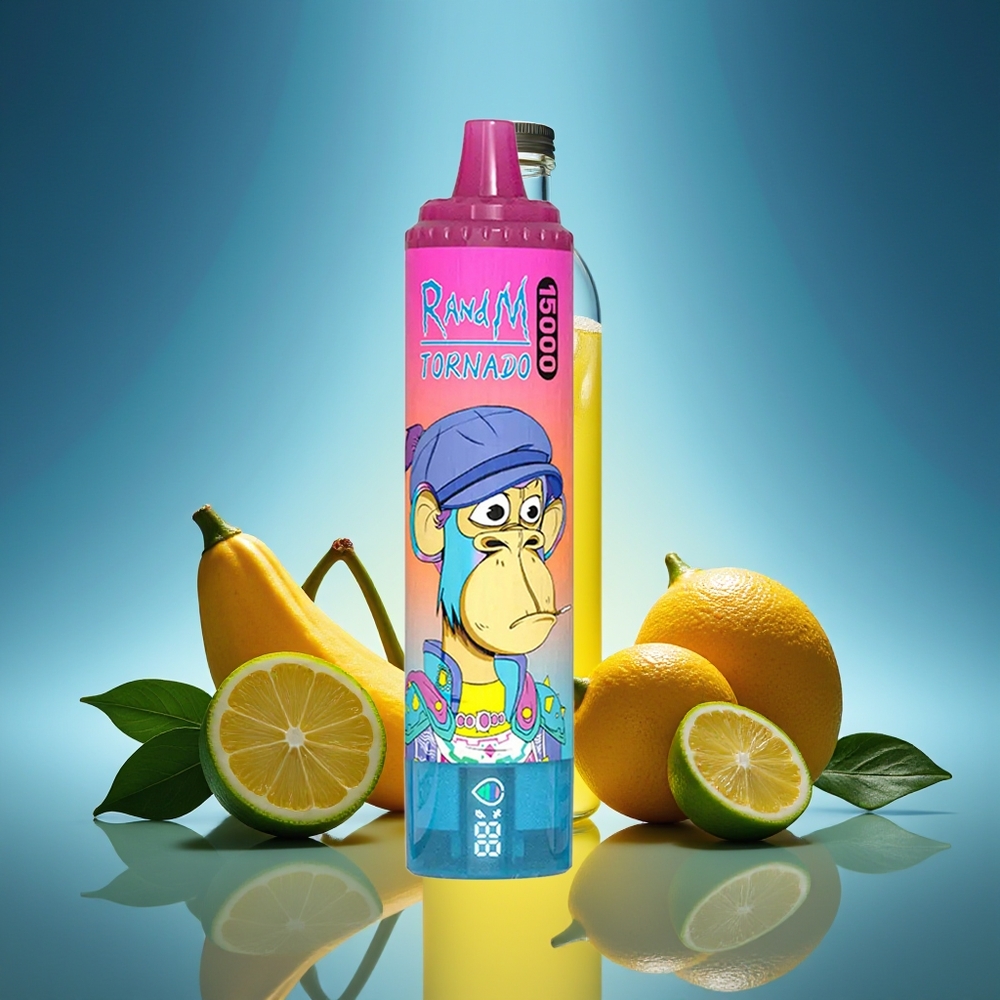 RandM Fumot Tornado 15000 Puffs Limonada 25ml USB-C LCD