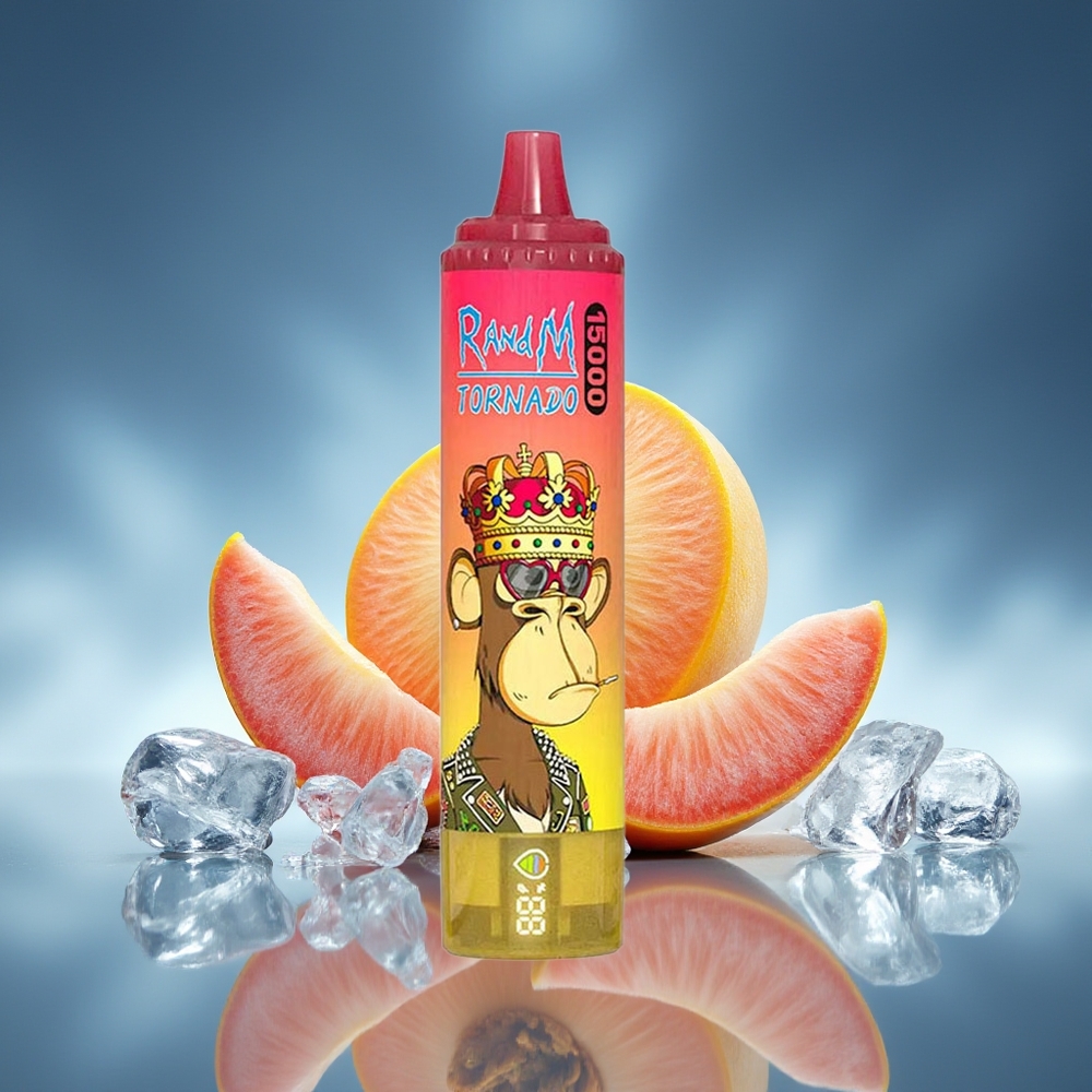 RandM Fumot Tornado 15000 Puffs Melocotón Hielo 25ml LCD