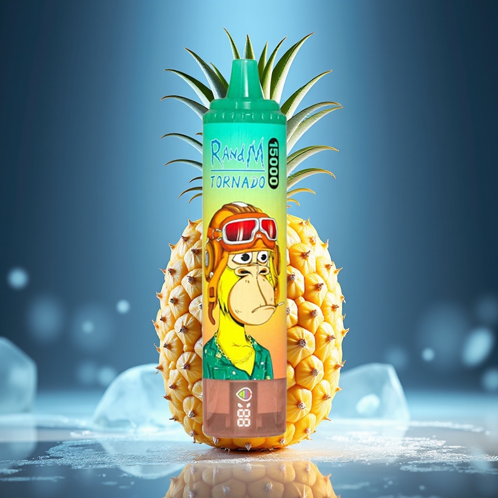 RandM Fumot Tornado 15000 Puffs Piña Hielo 25ml LCD