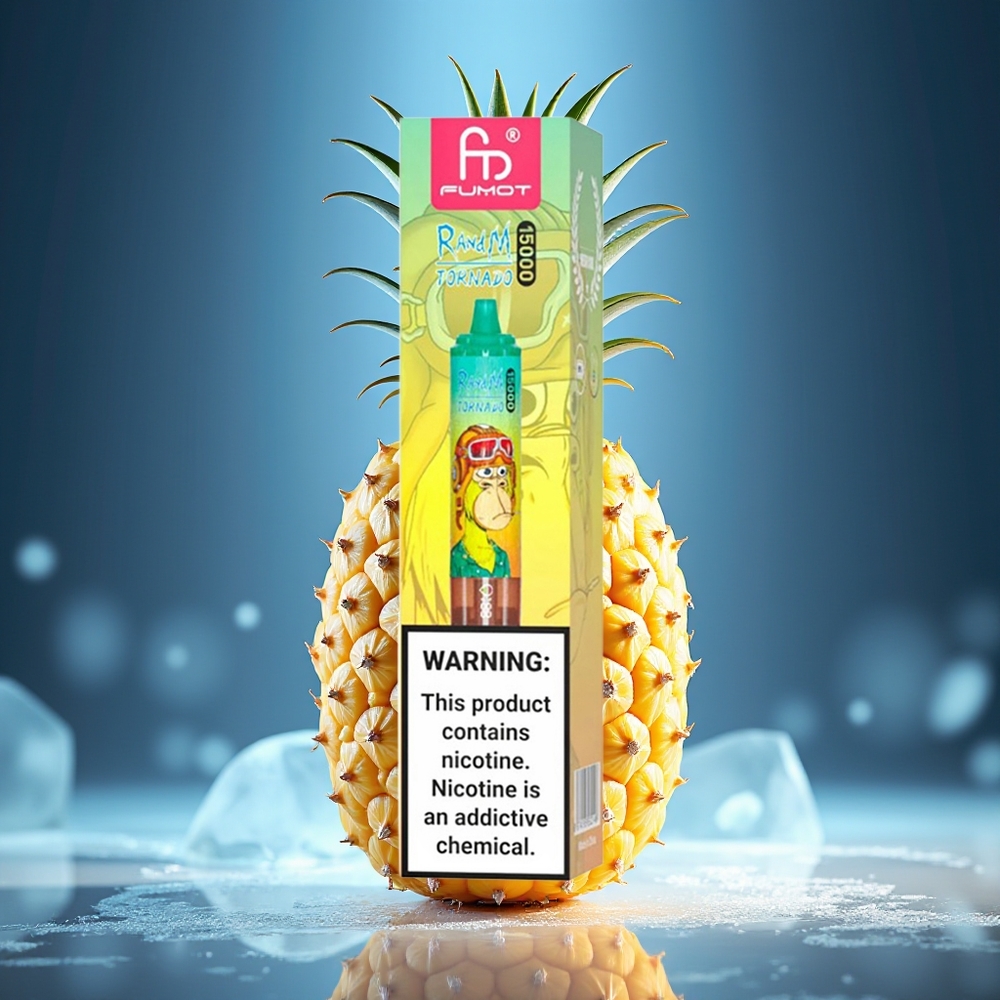 RandM Fumot Tornado 15000 Puffs Piña Hielo 25ml LCD