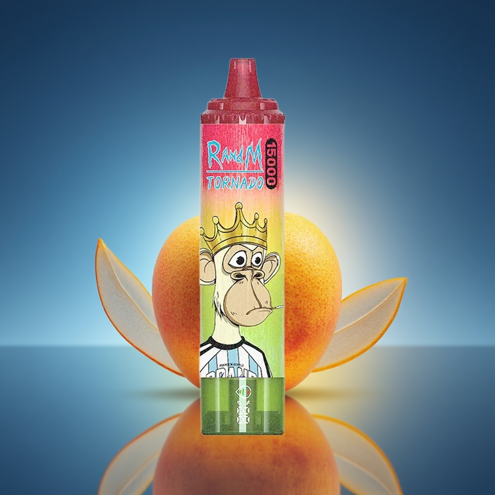 RandM Fumot Tornado 15.000 Puffs Manzana Melocotón Pera USB-C LCD