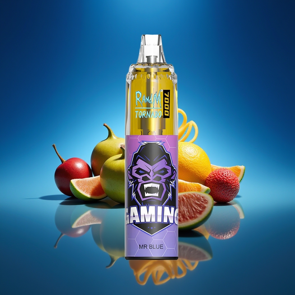 RandM Fumot Tornado 7000 Puffs 14ML Dr. Azul Ajustable RGB