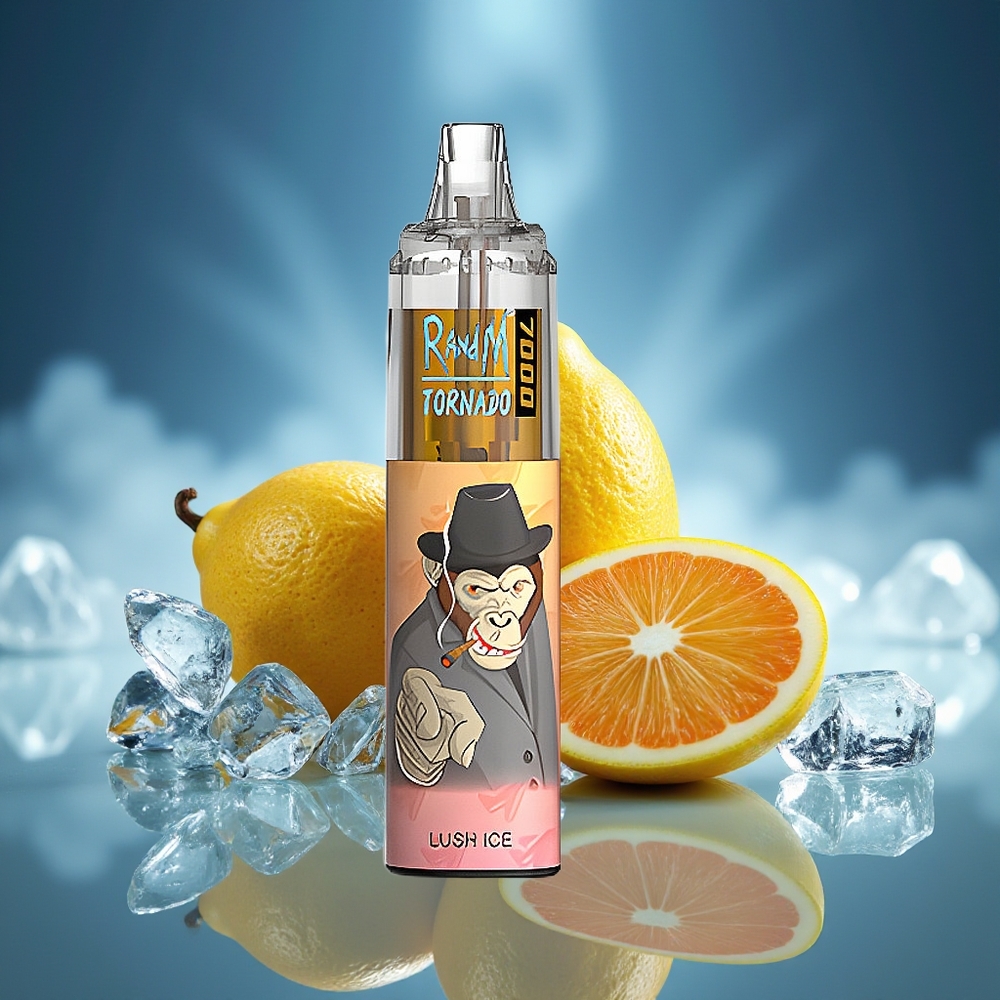 RandM Fumot Tornado 7000 Puffs 14ML Hielo Lujoso RGB Tipo-C