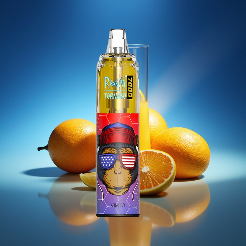 RandM Fumot Tornado 7000 Puffs 14 ML Vimto RGB Light