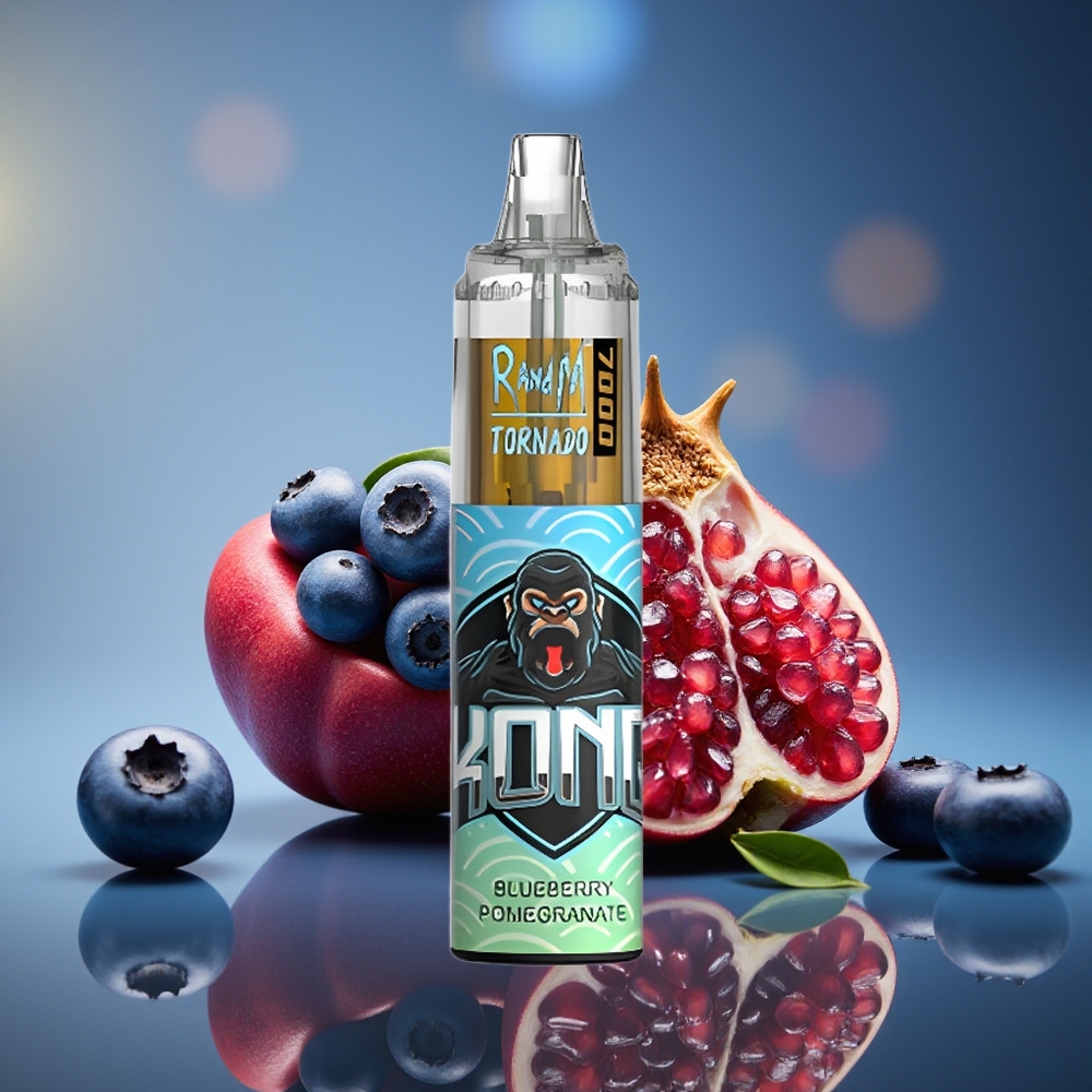 RandM Fumot Tornado 7000 Puffs Arándano Granada 14ML Mesh
