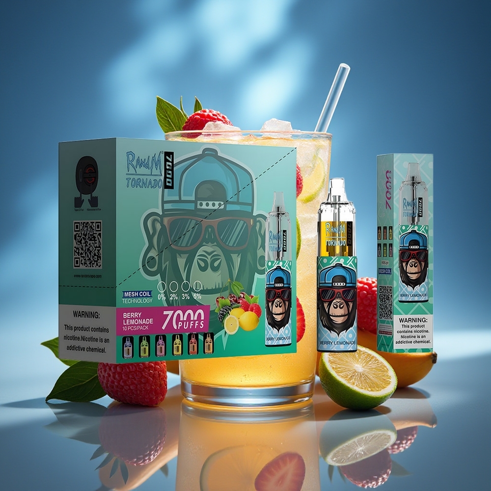 RandM Fumot Tornado 7000 Puffs Berry Lemonada 14ML RGB