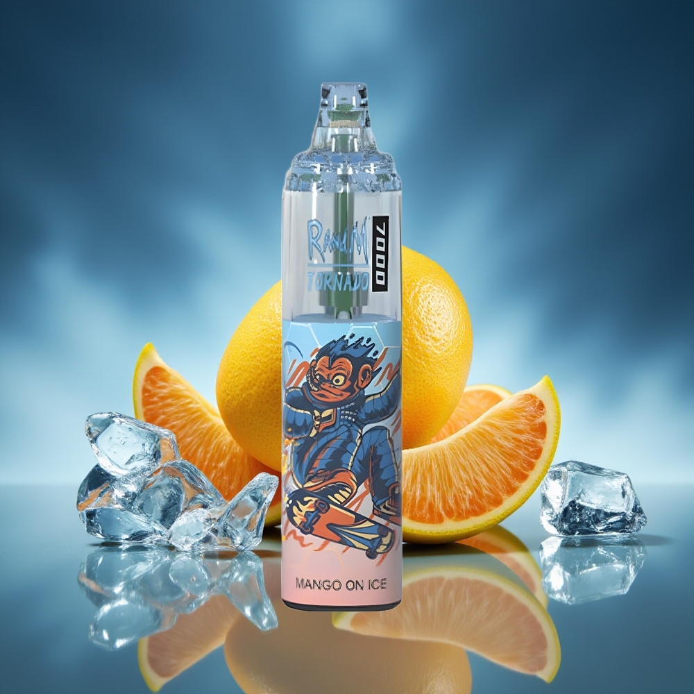 RandM Fumot Tornado 7000 Puffs Mango On Hielo 14ML RGB