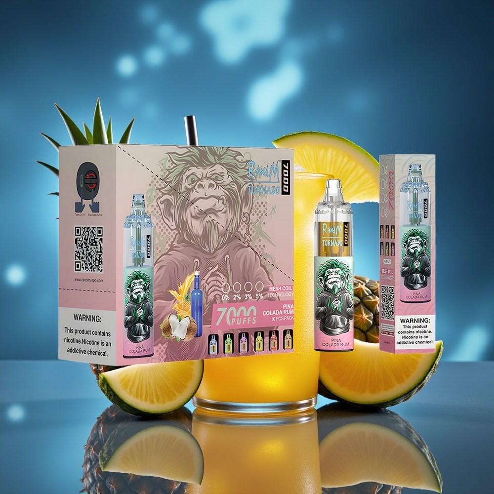 RandM Fumot Tornado 7000 Puffs Piña Colada Ron 14 ML RGB