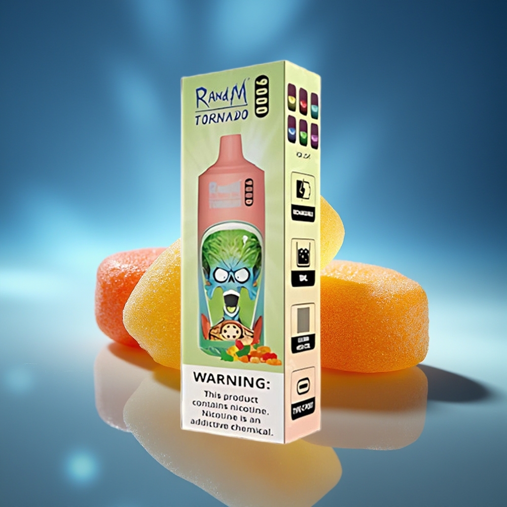 RandM Fumot Tornado 9000 Puffs Gominola + Pantalla RGB