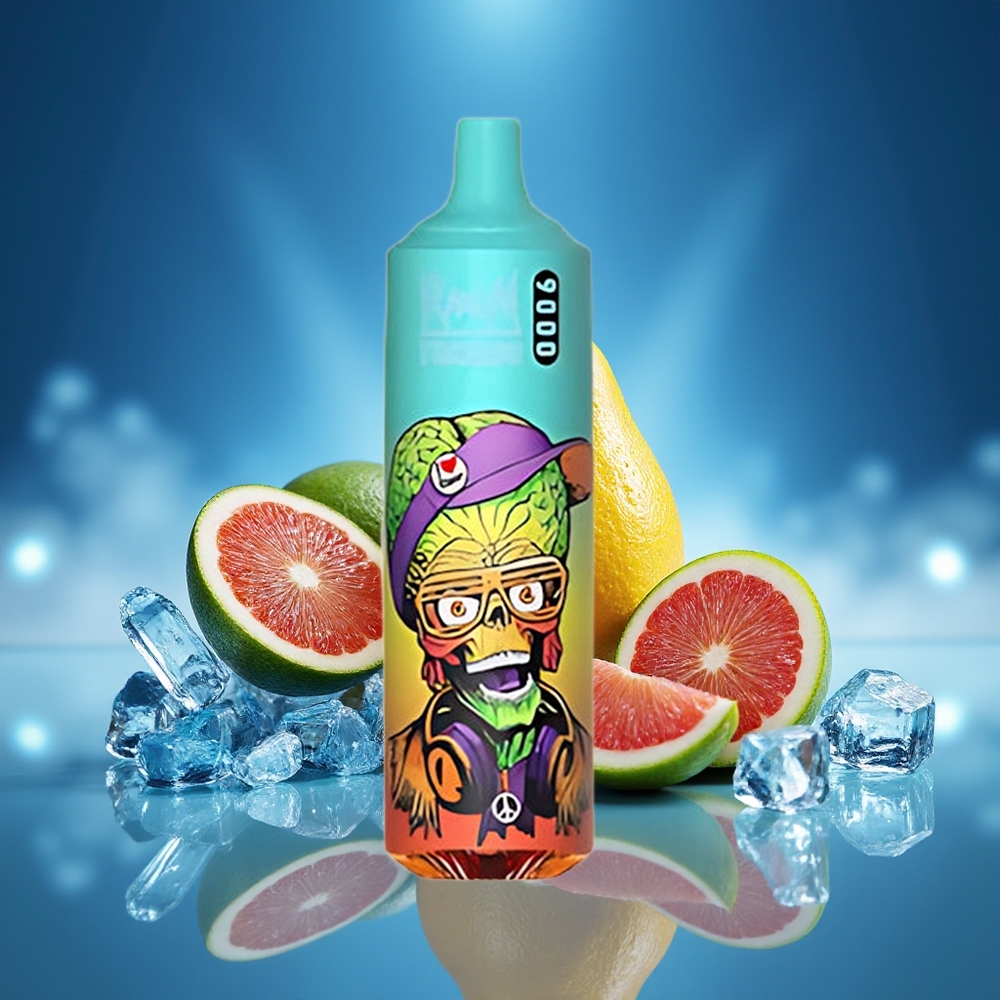 RandM Fumot Tornado 9000 Puffs Helado Azul Dispositivo Recargable