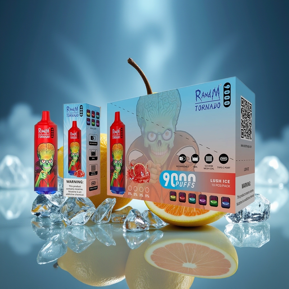 RandM Fumot Tornado 9000 Puffs Helado Lujoso 850 mAh Recargable