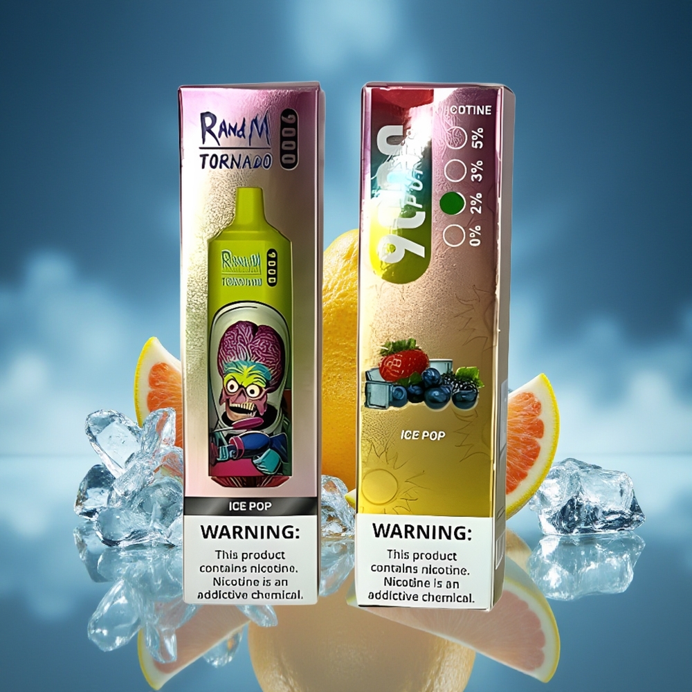 RandM Fumot Tornado 9000 Puffs Helado Pop 18mL RGB