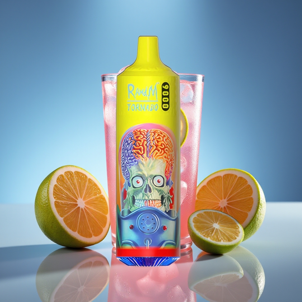 RandM Fumot Tornado 9000 Puffs Limonada Rosa 18mL Mesh