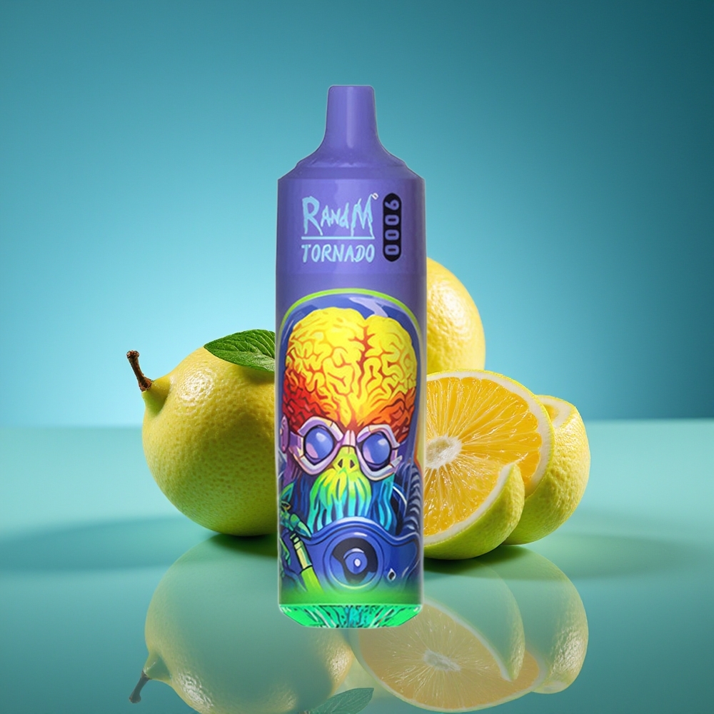 RandM Fumot Tornado 9000 Puffs Menta Refrescante Pantalla RGB