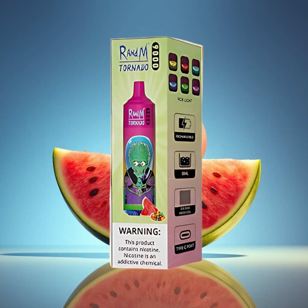RandM Fumot Tornado 9000 Puffs Sandía Chicle 18mL