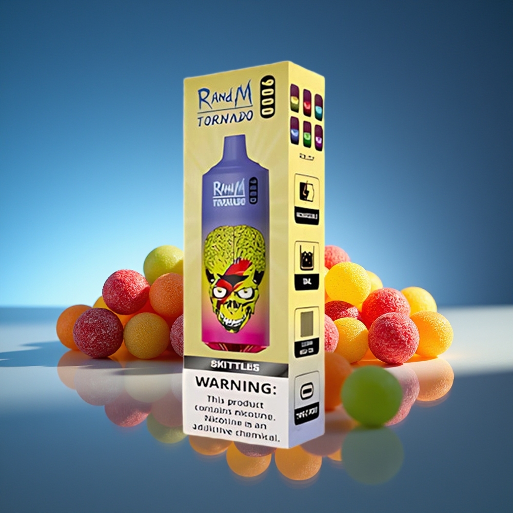 RandM Fumot Tornado 9000 Puffs Skittles 18 mL RGB