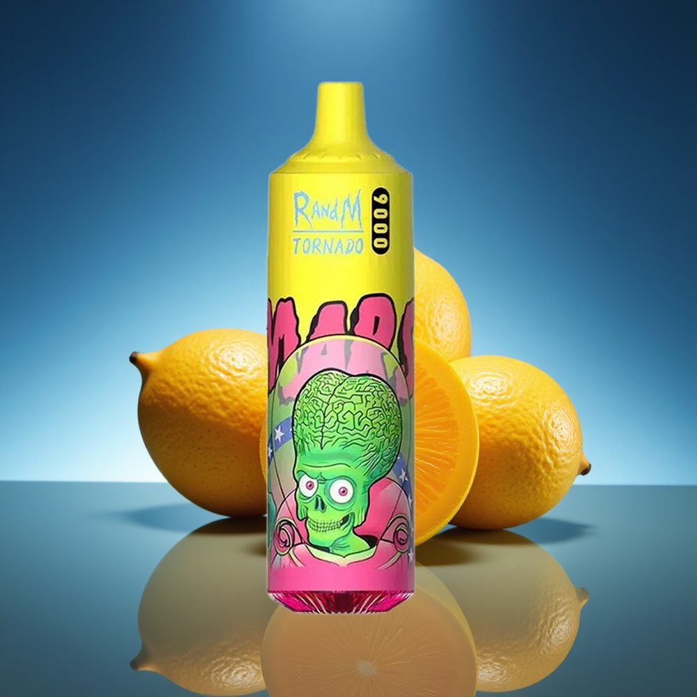 RandM Fumot Tornado 9000 Puffs Triple Mango Pantalla RGB