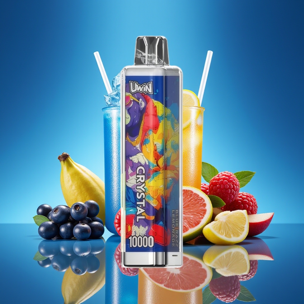 UWIN Crystal 10000 Puffs Blue Razz Lemonade RGB Luz