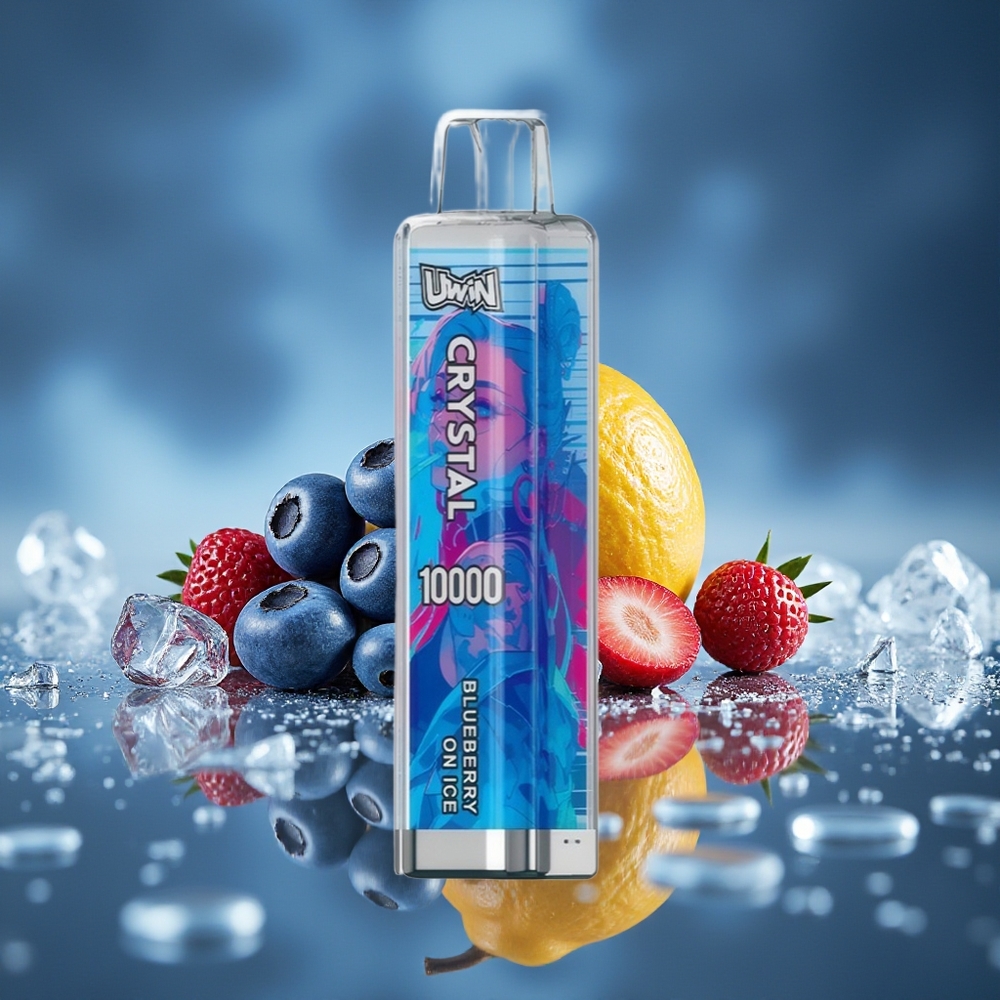 UWIN Crystal 10000 Puffs Blueberry On Ice RGB