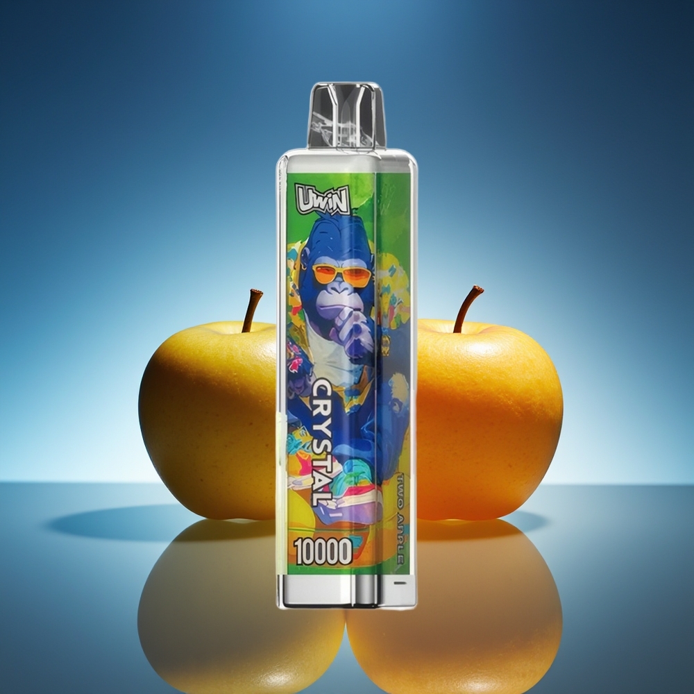 UWIN Crystal 10000 Puffs Dos Manzanas RGB