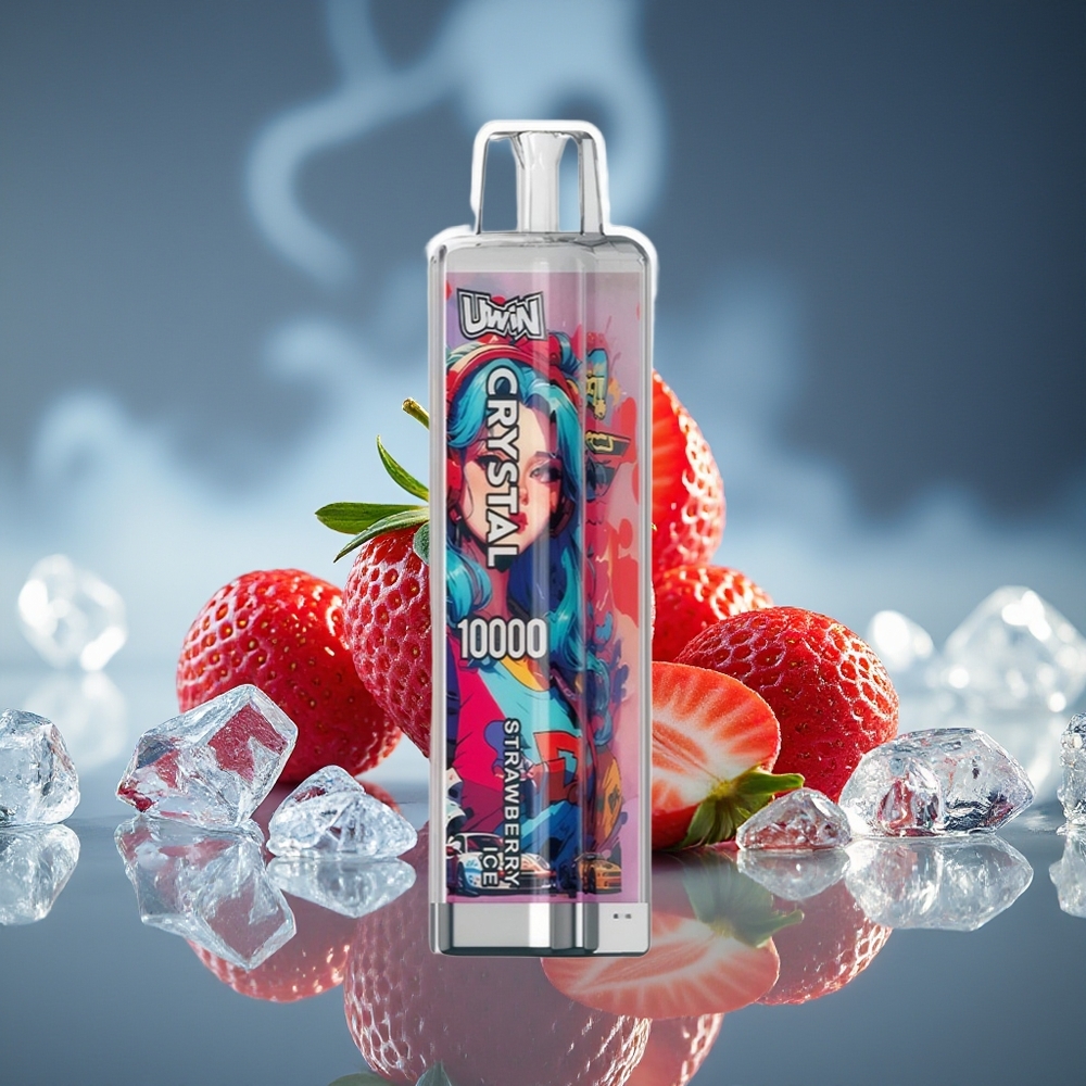 UWIN Crystal 10000 Puffs Fresa Hielo RGB