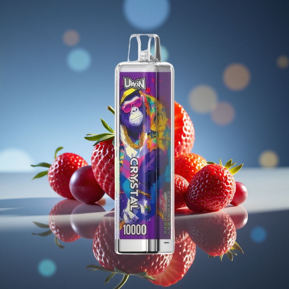 UWIN Crystal 10000 Puffs Fresa Uva RGB
