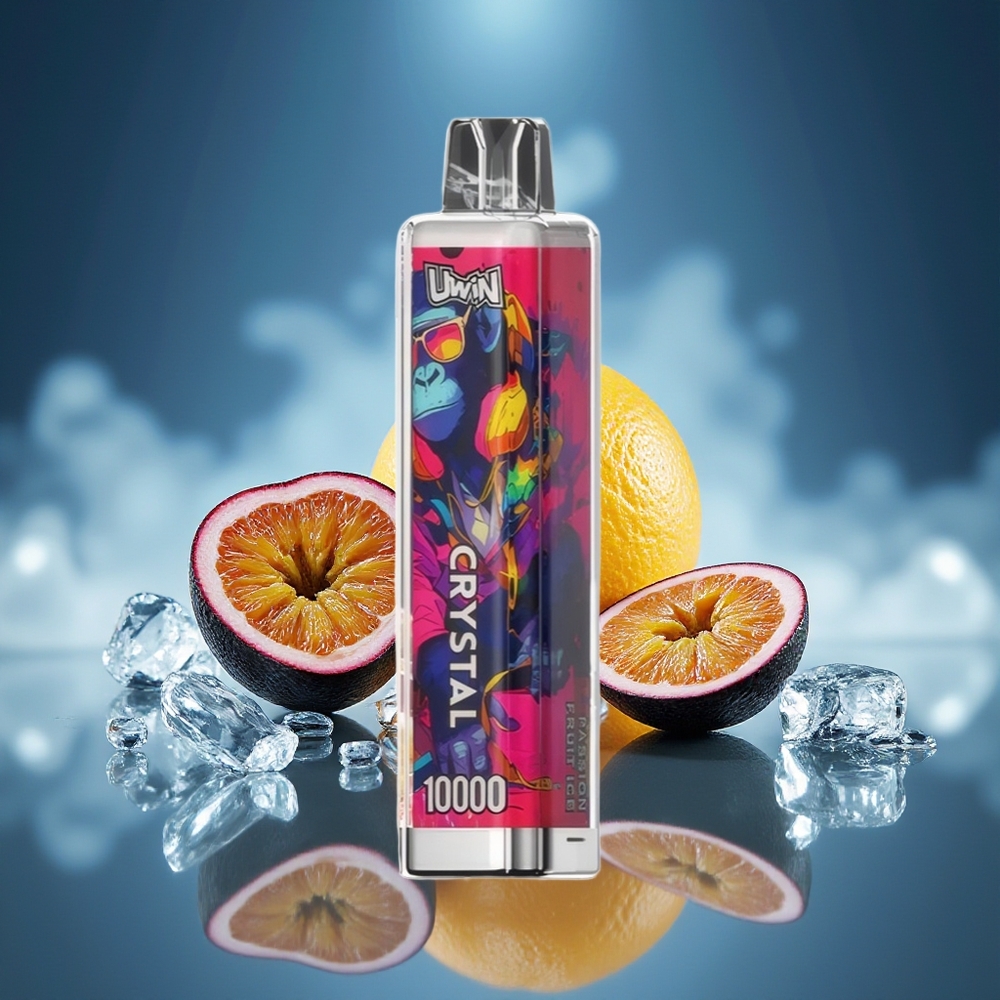 UWIN Crystal 10000 Puffs Maracuyá Hielo Luz RGB