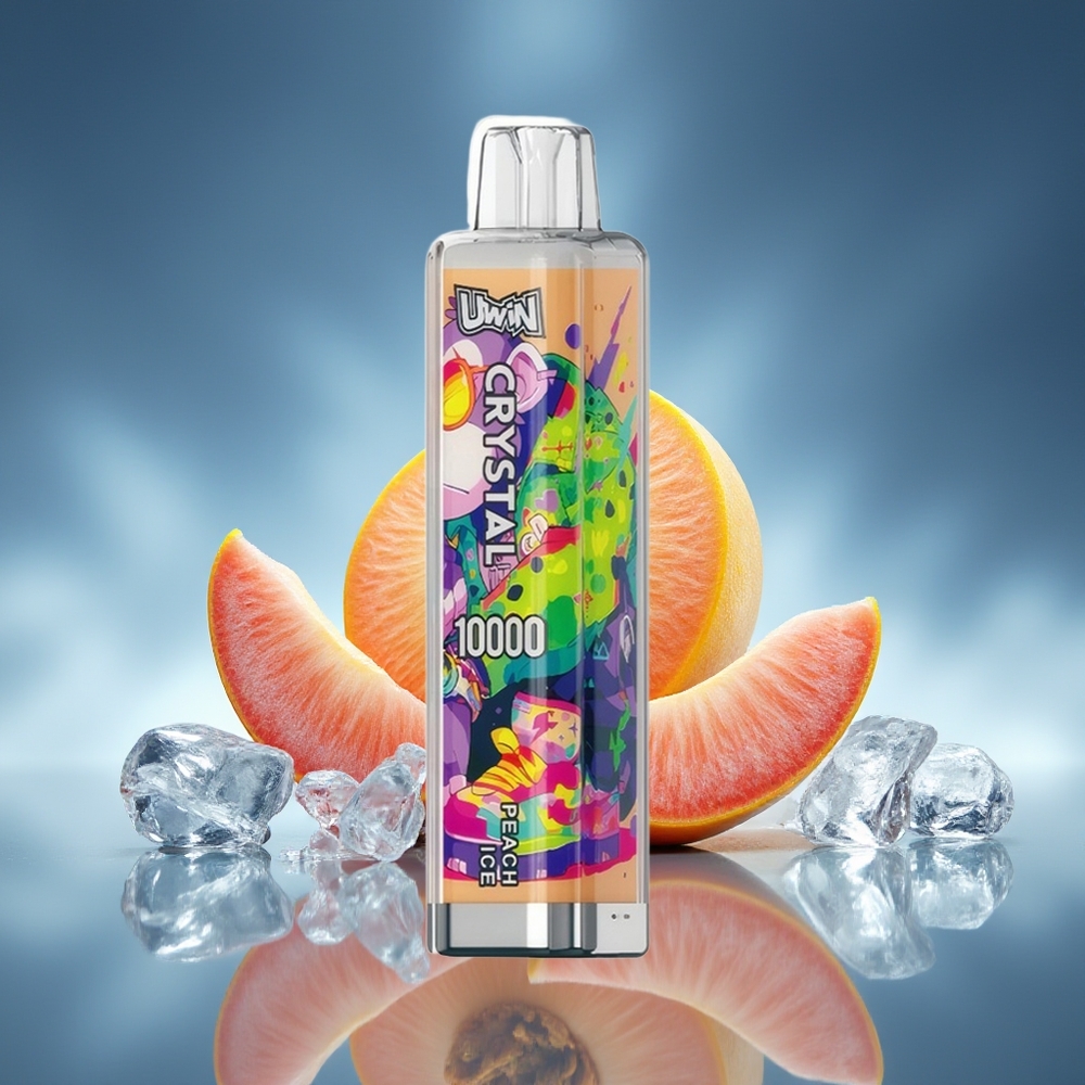 UWIN Crystal 10000 Puffs Melocotón Hielo RGB