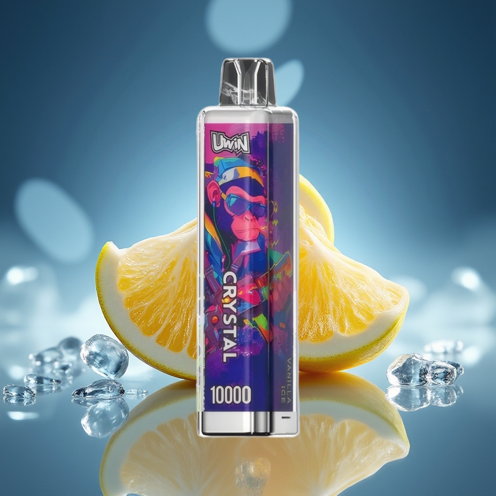 UWIN Crystal 10000 Puffs Vainilla Hielo RGB