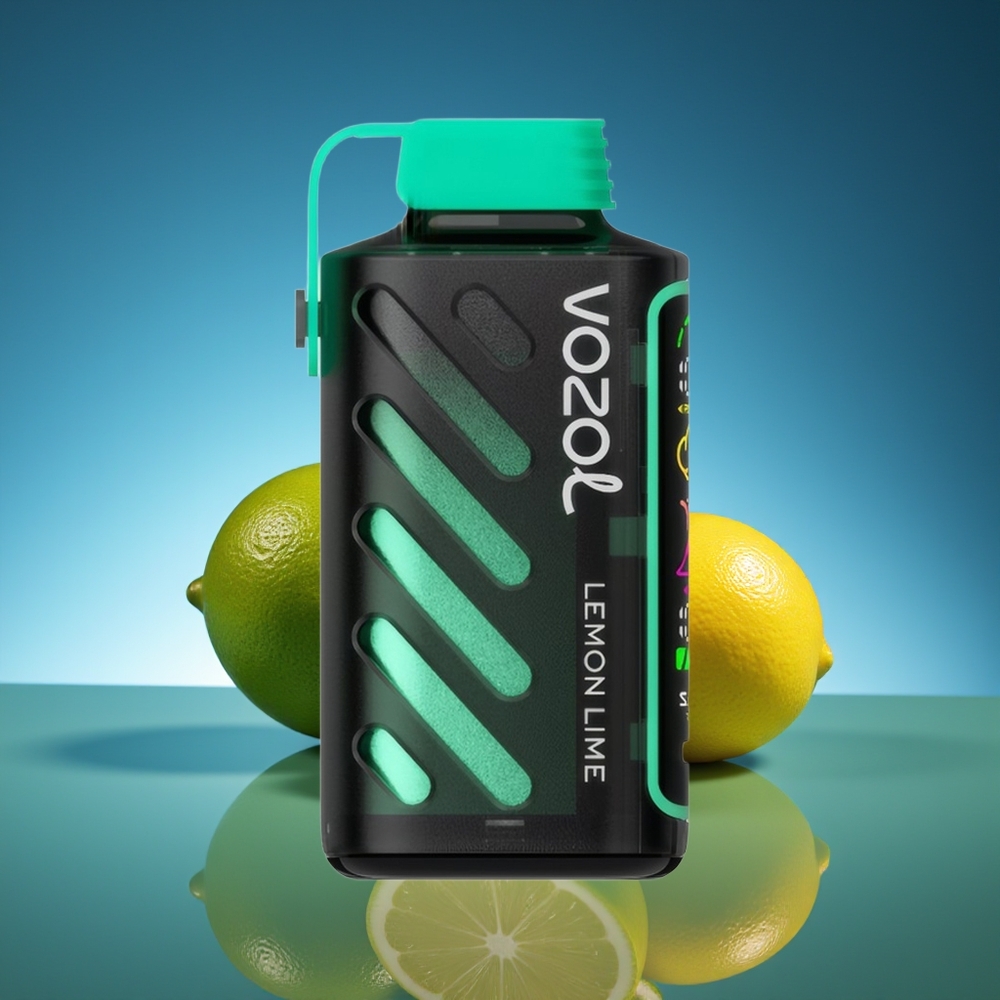 VOZOL Gear Poder 20000 Puffs Limón Lima Pantalla Completa Dual Malla