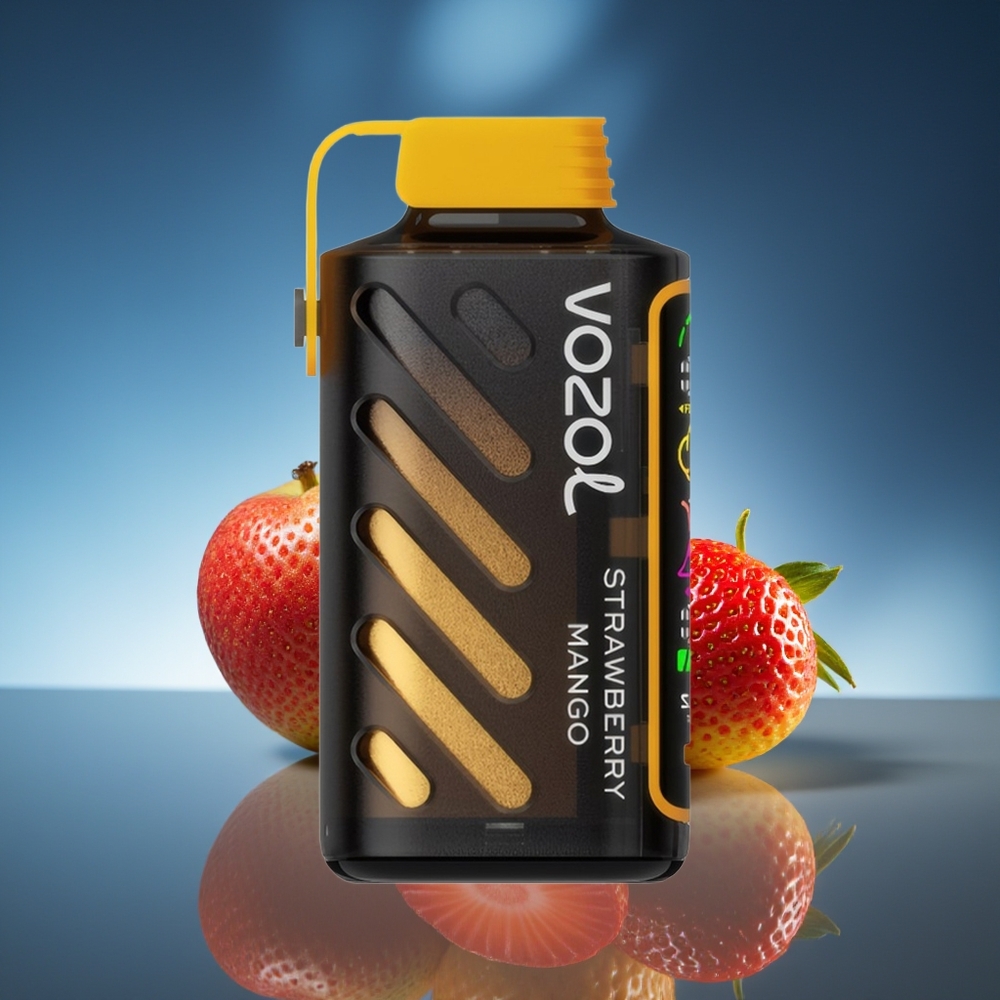 VOZOL Gear Power 20000 Puffs Fresa Mango Pantalla Completa Dual Mesh Coil