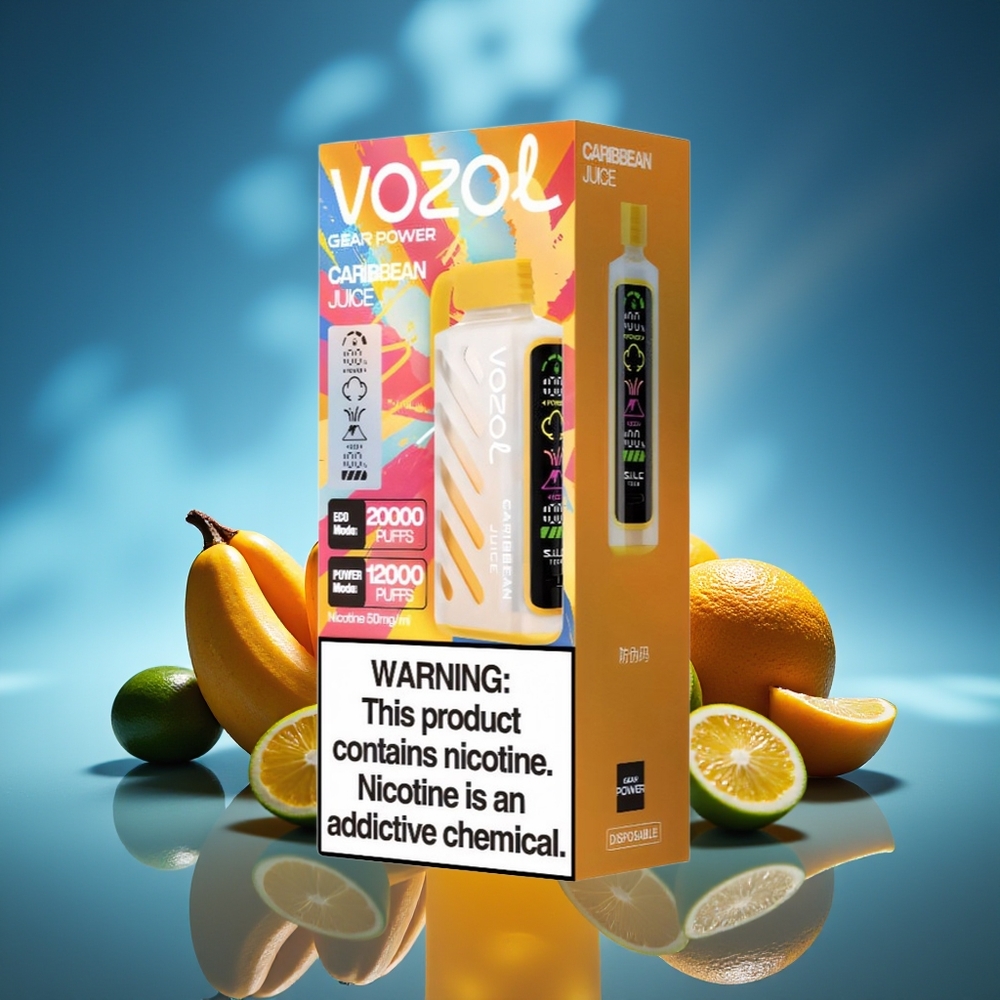 VOZOL Gear Power 20000 Puffs Jugo Caribeño Dual Mesh Coil