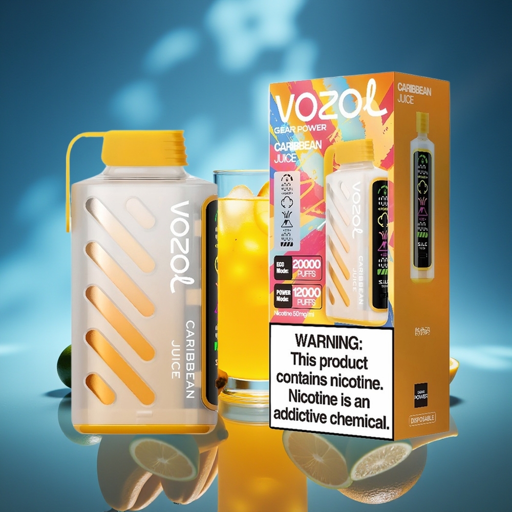 VOZOL Gear Power 20000 Puffs Jugo Caribeño Dual Mesh Coil