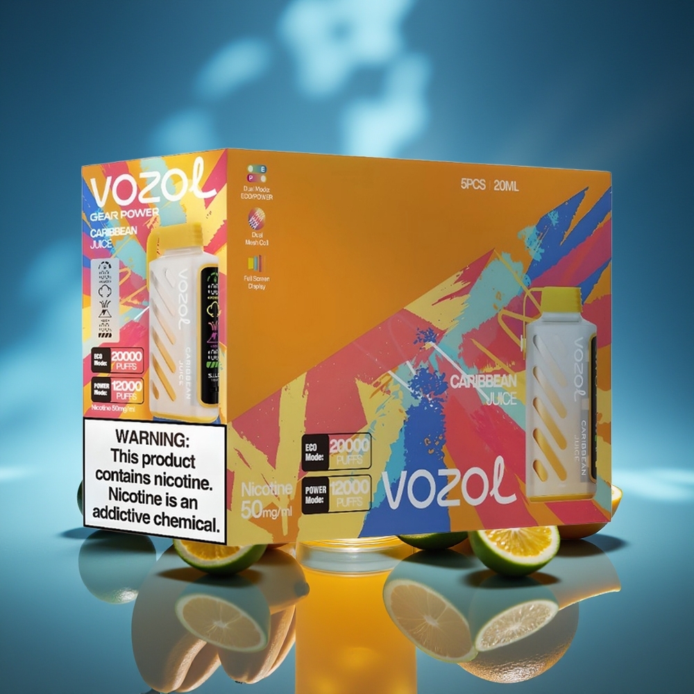 VOZOL Gear Power 20000 Puffs Jugo Caribeño Dual Mesh Coil