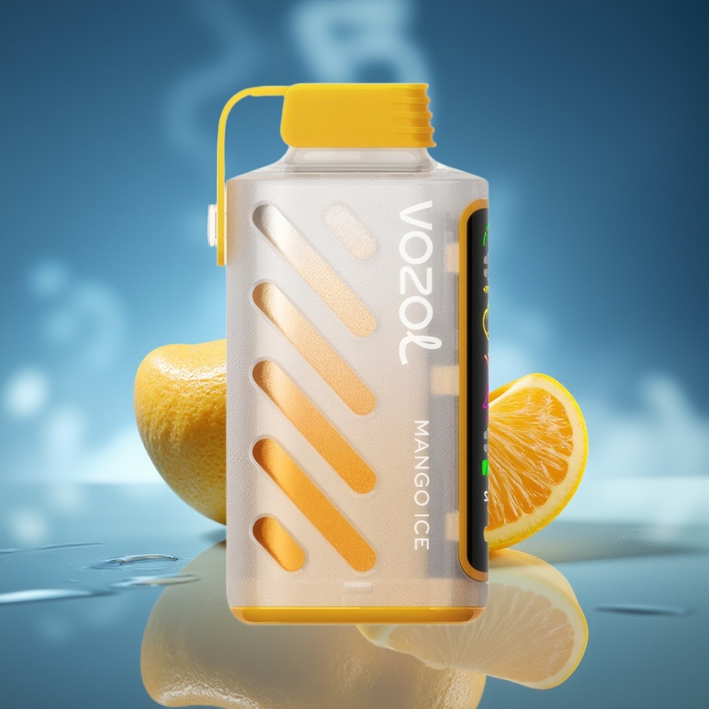 VOZOL Gear Power 20000 Puffs Mango Hielo Dual Mesh Coil Pantalla Completa