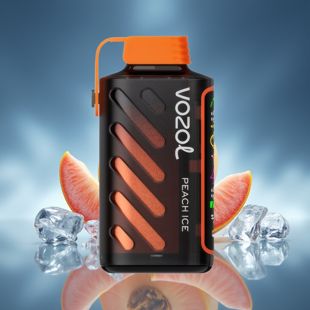 VOZOL Gear Power 20000 Puffs Melocotón Hielo Pantalla Completa Dual Mesh