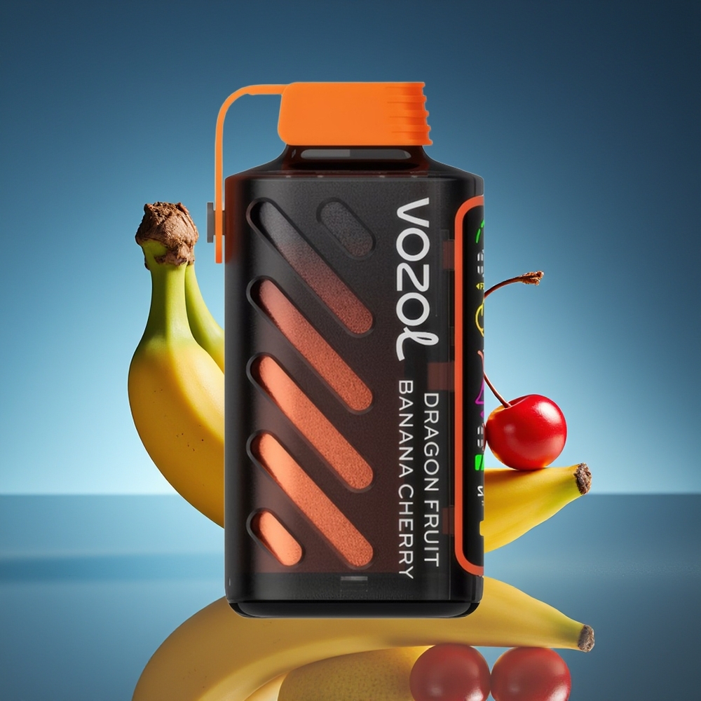 VOZOL Gear Power 20000 Puffs Pantalla Completa Pitaya Plátano Cereza