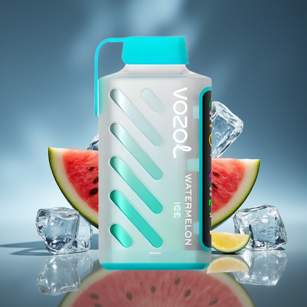 VOZOL Gear Power 20000 Puffs Sandía Helada Pantalla Completa Dual Mesh Coil