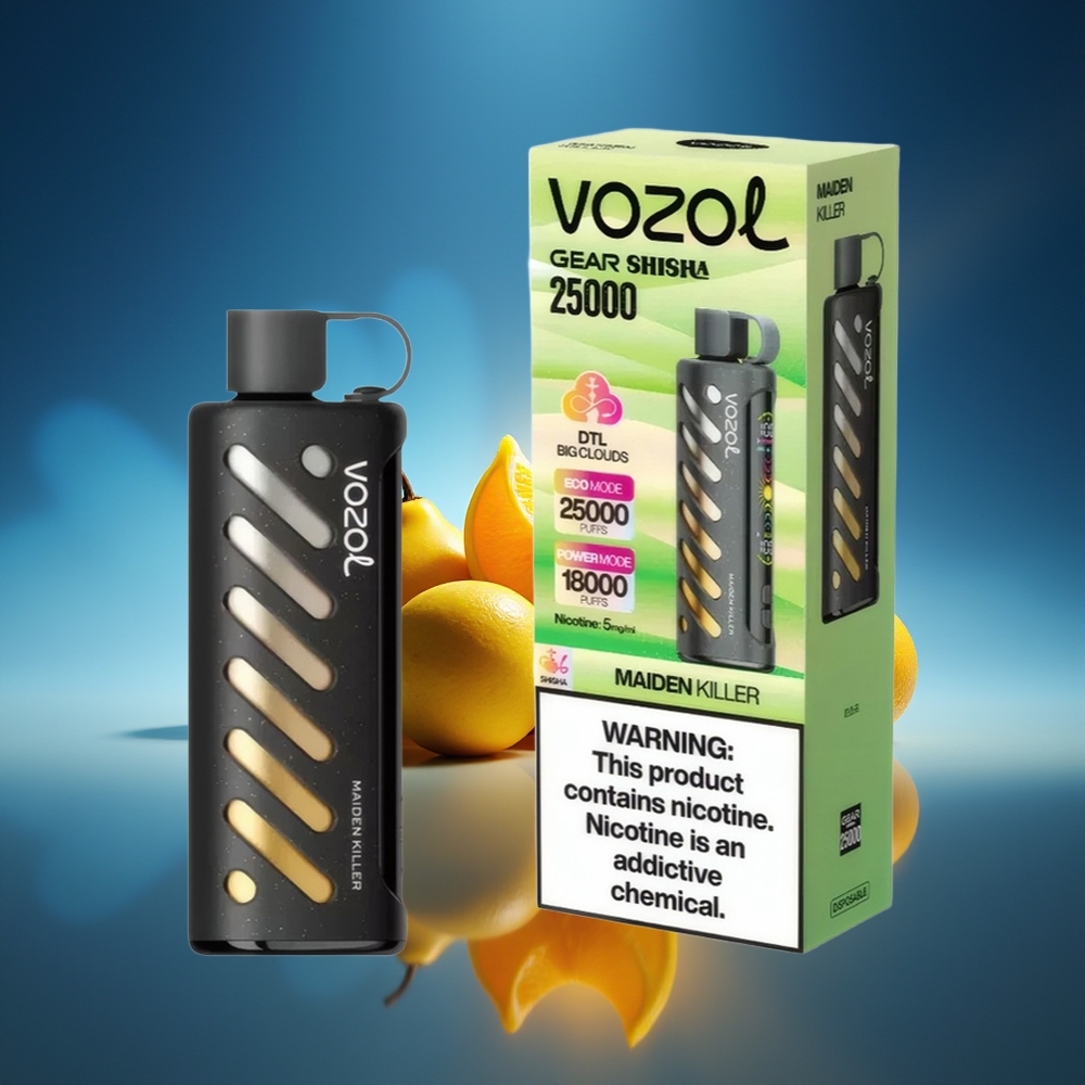 VOZOL Gear Shisha 25000 Caladas 30 Sabores Deliciosos Maiden Killer