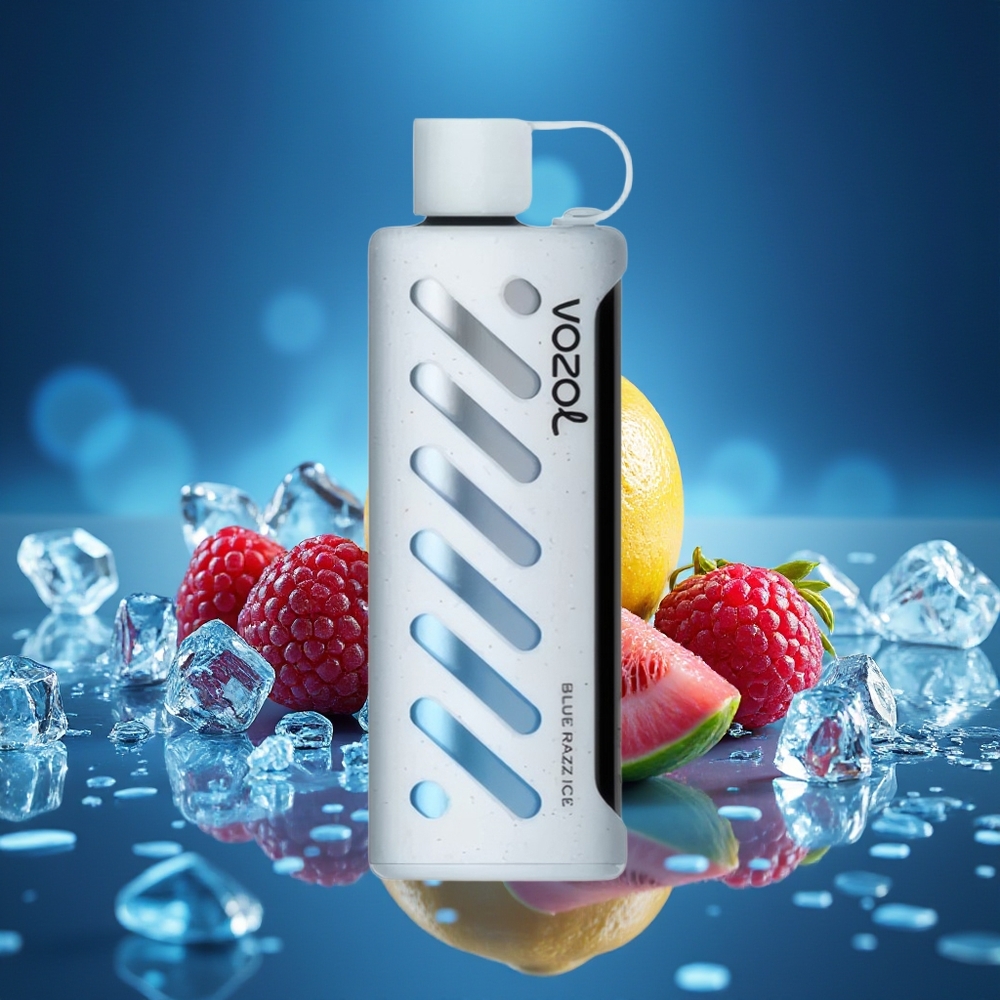 VOZOL Gear Shisha 25000 Puffs Blue Razz Ice Dual Mesh