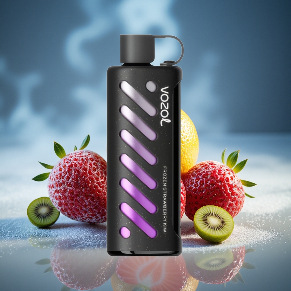 VOZOL Gear Shisha 25000 Puffs Fresa y Kiwi Helados Dual Mesh Dual Modes