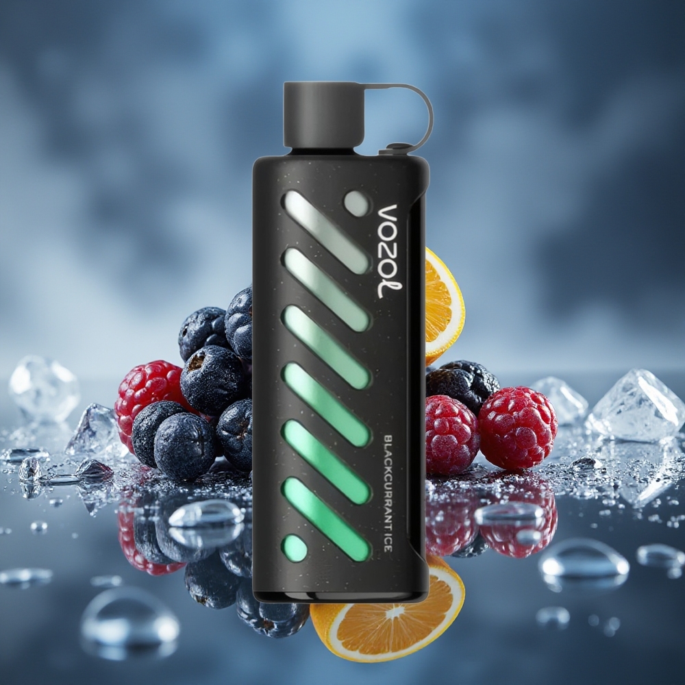 VOZOL Gear Shisha 25000 Puffs Grosella Negra Hielo Dual Mesh Dual Modes