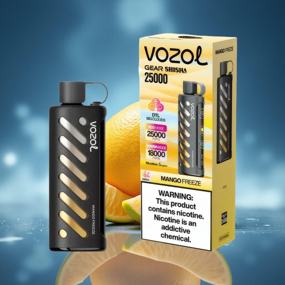 VOZOL Gear Shisha 25000 Puffs Mango Congelado Dual Mesh