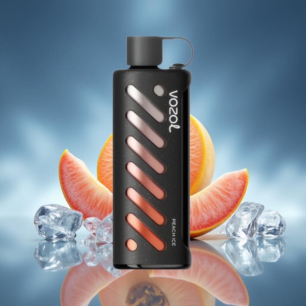 VOZOL Gear Shisha 25000 Puffs Melocotón Hielo Doble Malla