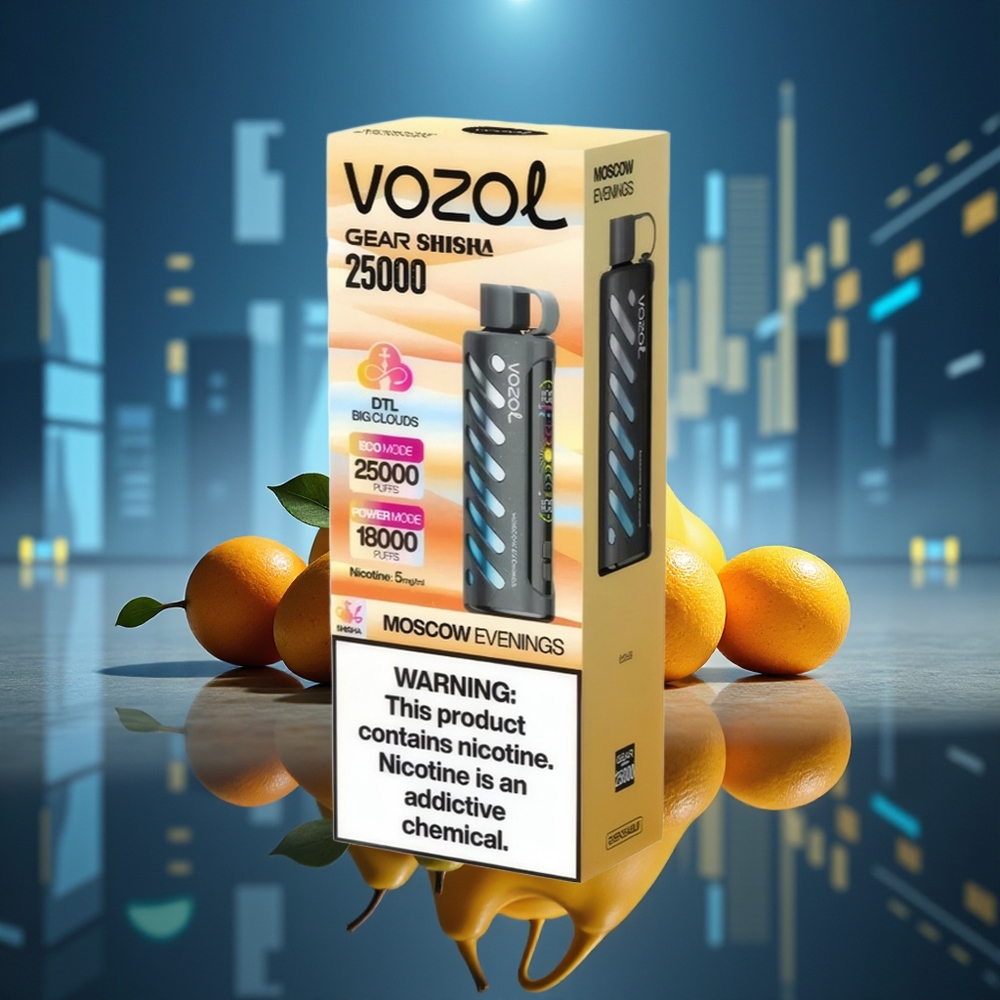 VOZOL Gear Shisha 25000 Puffs Shisha Noches de Moscú Dual Mesh