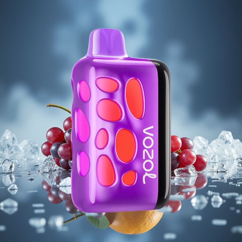 VOZOL RAVE 40000 Disposable Vape Helado de Uva Carga Rápida y Animación Eclipse
