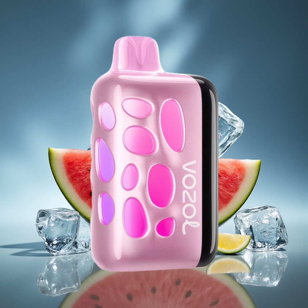 VOZOL RAVE 40000 Disposable Vape Sandía Helada Eclipse Animación 270 Grados Brillante